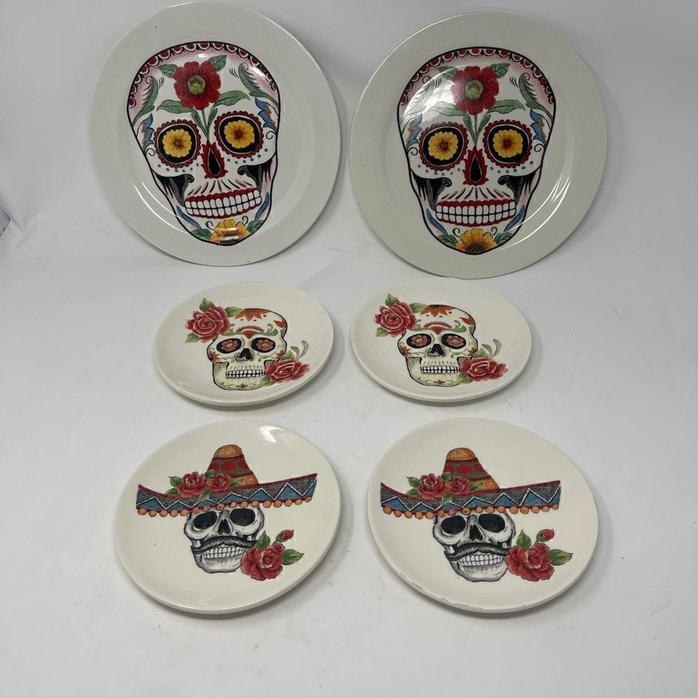 Maxcera Day of the Dead plates